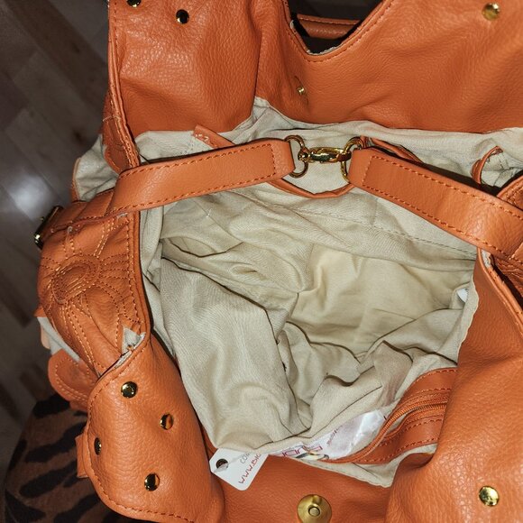 Big Buddha Bag - NWT - Flower Shoulder Handbag - Picture 4 of 7